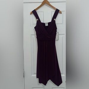 Y2K La Belle Deep Purple Maxi Dress